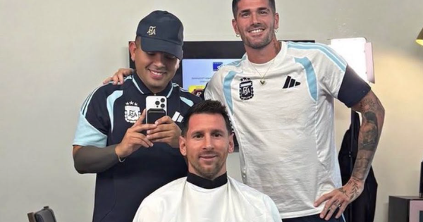 Đăng ký ABC8 – Khi De Paul ‘bám càng’ Messi đến tiệm cắt tóc - hình ảnh - abc8tiger.vip