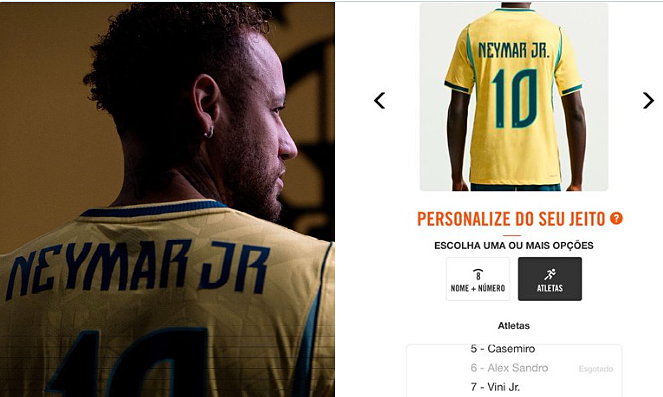 Áo tuyển Brazil in tên Neymar gây tranh cãi vì một dấu chấm: góc nhìn mới cho người chơi Việt - hình ảnh - abc8tiger.vip
